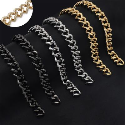 China Used On Clothes Manufacturer Wholesale Zinc Alloy Metal Purse Lead Free Chain for sale