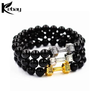 China Unisex supplier of all kinds of bracelet, metal dumbbell bead bracelet jewelry for sale