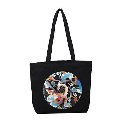 China 2021 environmental protection material made in china luxury environmental protection cotton shopping bag for sale