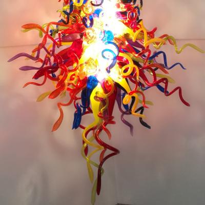 China Modern Modern Stained Art Glass Valley Style Chihuly Blown Glass Chandelier Chandelier for sale