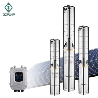 China Developing World Water Solutions QQPUMP Q3SSC3-80 3inch DC Solar Pump 304 Stainless Steel 72V 600W Brushless Submersible Pump for sale