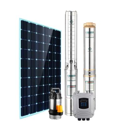 China Developing World Water Solutions Q3SC3-95 Solar DC Submersible Pump 48V 110V Deep Well 3 Inch Electric Water Pump Agriculture Irrigation Pump for sale