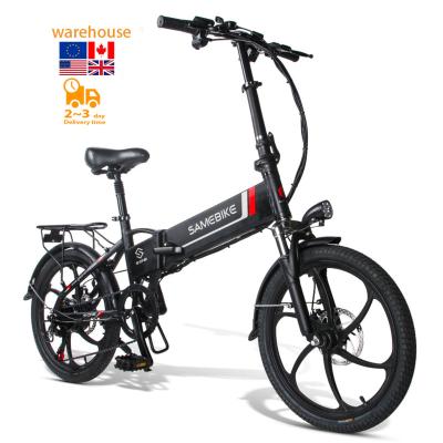 China Aluminum Alloy US EU warehouse e-bike drop shipping fold e bicycle road folding ebike city cycle electric bike for sale