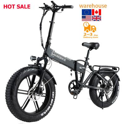 China Aluminum Alloy US EU warehouse e-bike fat tire drop shipping fold fatbike e bicycle road folding ebike city cycle electric bike for sale