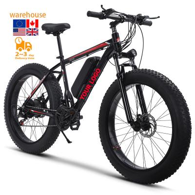 China Steel OEM/ODM 1000W 26*4.0 fat tire ebike drop shipping bicycle dirtbike sports road e-bike dirt cycle mountain electric bike for sale