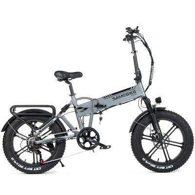 China EU warehouse aluminum alloy RTS drop shipping folding fatbike e bicycle road fat tire ebike city cycle folding electric bike for sale