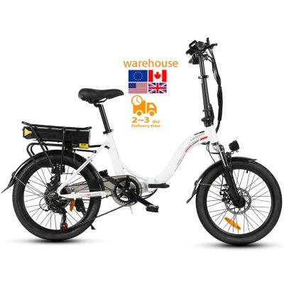 China EU warehouse aluminum alloy 26 inch folding e dirt bike city mountain electrica adult bicycle for sale