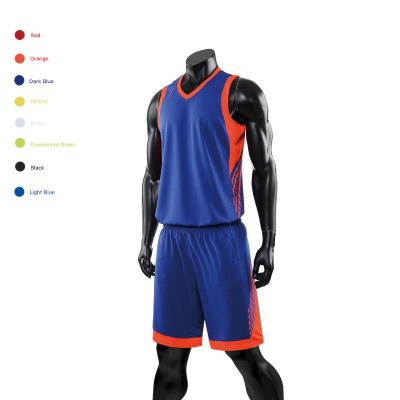 China OEM Antibacterial Service Basketball Singlet Suit Breathable Basketball Singlet Uniforms for sale