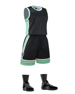 China Antibacterial Modern Fashionable Breathable Basketball Tank Top Basketball Uniform Kits for sale