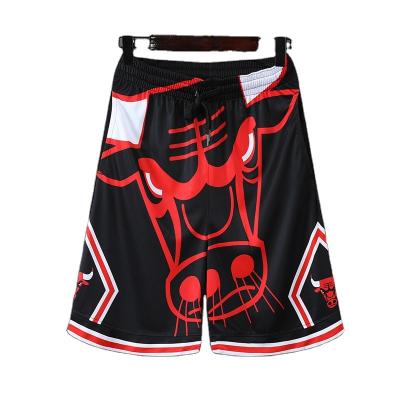 China Antibacterial Mesh Basketball Shorts Custom Mens Basketball Shorts Baseball Shorts for sale