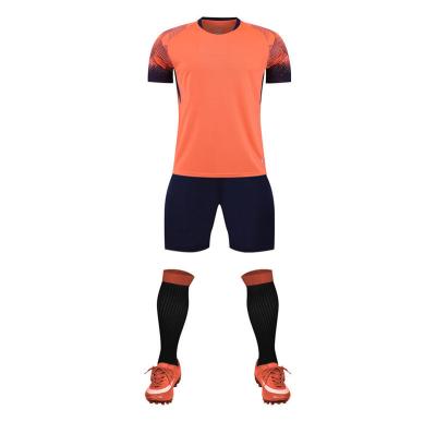 China 22/23 Sets Customized Logo Fabric Soccer Jersey Soccer Kits Football Uniform Set for sale