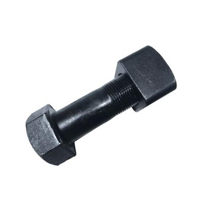 China And Bulldozer Track Excavator Grade High Hardness Segment Bolt Nut D155 M24*1.5*80 Steel Head 12.9 Half Round Bolt Nut for sale