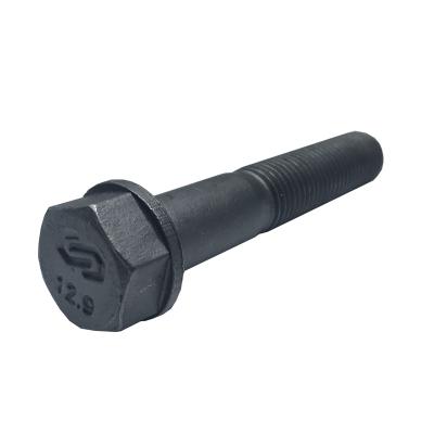 China Steel M20 Track Roller Bolt For Excavator Widely Used Threaded Bolts And Rod Nuts Grade 12.9 With Flange for sale