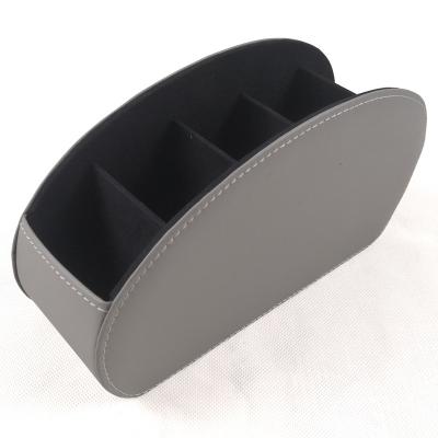 China Big Large Modern Leather Drawer Mini Storage Box With Clear Cloth House Cover for sale