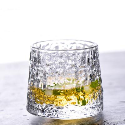 China Thick glass container stored around shape whiskey mugs glass cup for sale