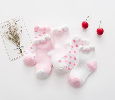 China Thermal Lovely Newborn Baby Socks / Thick Baby Socks Eco Friendly Customized Logo for sale