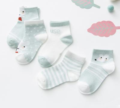 China Cartoon Animals Newborn Baby Socks Children Cotton Socks Ankle Socks For Toddlers for sale