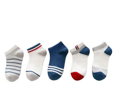 China Anti Bacterial Boys Cotton Socks , Snagging Resistance Boys Fashion Socks for sale