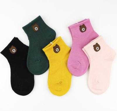 China Sweat Absorbent Kids Colorful Socks Keep Warm With Cotton / Nylon / Spandex Material for sale