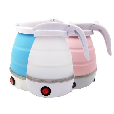 China Portable Travel Kettle Silica Gel Kettle Home Folding Electric Kettle Protective Boil-Dry for sale