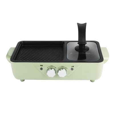 China Fashion Pot Multifunctional Hot Electric Grill Instant Roast Frying Student Pot Household Pot for sale