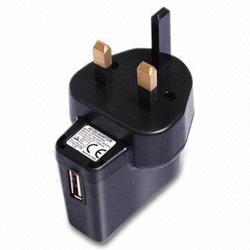 China 3V 300mA Mobile Phone Nokia / LG / Iphone 4S 5S Usb Charger UK / EU Plug SAA Approval for sale