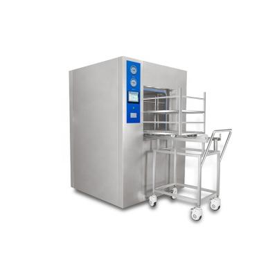 China food & Beverage Stores Double Door 450L Pulse Vacuum Pressure Steam Sterilizer For Biopharmaceuticals for sale