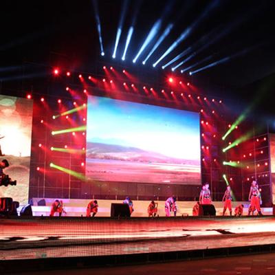 China P3.91 P4.81 LED Stage Backdrop Outdoor Indoor Outdoor Rental Billboard for sale