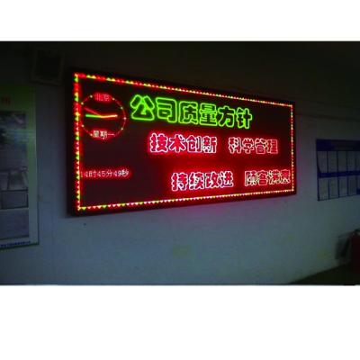 China F 3.75 Indoor Indoor Color Led Sign Double Board Led Display Sign for sale