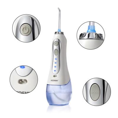 China IPX7 Capacity 350ml 500ml 1000ml Waterproof Dental Oral Cordless Electric Portable Waterproof Water Flosser To Clean Teeth for sale