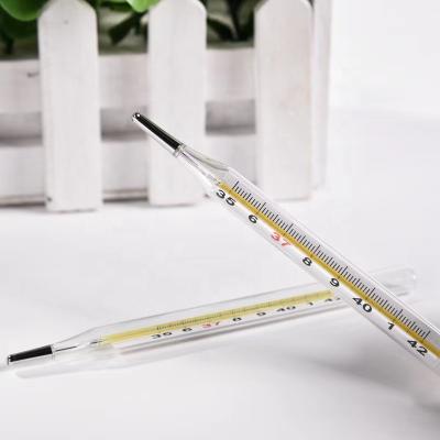 China Mercury Thermometer Oral Rectal Clinical Size Accurate Liquid Glass Armpit Thermometer Small Medium Large for Kids and Adults for sale