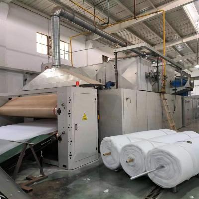 China Hometextile making polyester fiber thermal non woven bonding sintepon wadding machine production line for sale