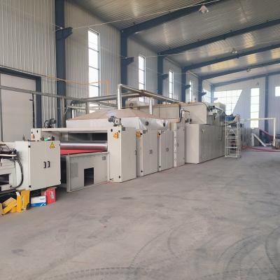 China Non Woven Hotels Polyester Pet Fiber Particle Board Acoustic Soundproof Insulation Board Production Line for sale