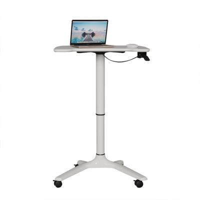 China Ergonomic Design Smart Height Position (Height) Adjustable Desk With Wheel for sale