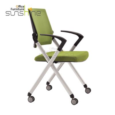 China Durable Office Chair With Folding Back Office Chair With Wheels for sale