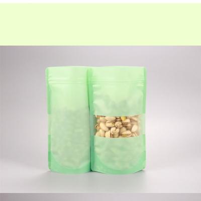 China Dana Color Safety Frosted Food Packaging Self Sealing Dry Bag Fruit Window Bag Plastic Transparent Sealing Bag for sale