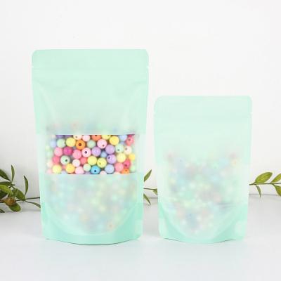 China Dana Color Safety Frosted Food Packaging Self Sealing Dry Bag Fruit Window Bag Plastic Transparent Sealing Bag for sale