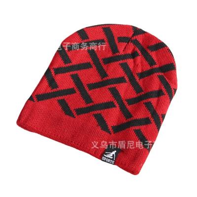 China Fashion\Wholesale comfortable\durable warm ear protection hats directly knit brim jacquard thickened fashion hat for sale