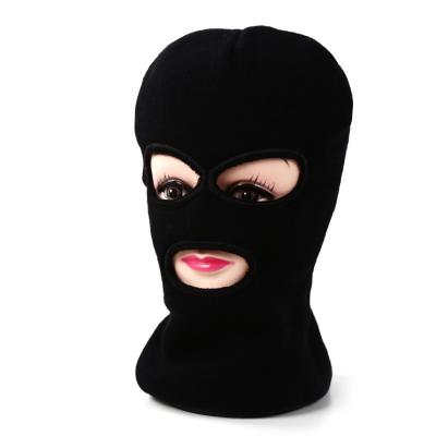 China Fashion\Wholesale Comfortable\Durable Full Face 3 Hole Embroidery Winter Ski Mask Knit Logo Face Ski Mask Hat Custom Knit Balaclava for sale