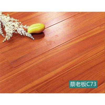 China Factory Wholesale 12mm Modern Waterproof Prefinished Vertical Wood Flooring Panel for sale