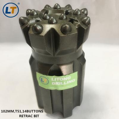 China T51 Rock Drilling 102mm Drop Center Retrac Bit Bit for sale