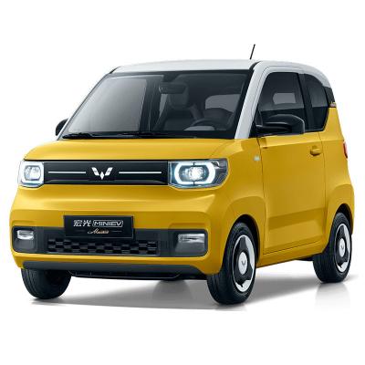 China Wuling mini electric car low price mini 4 seater small electric car max speed 100km/h 3061*1520*1665 for sale