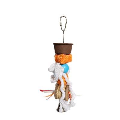 China Viable Modern High Quality Swing Parrot Toys / Parrot Bird Toys for sale