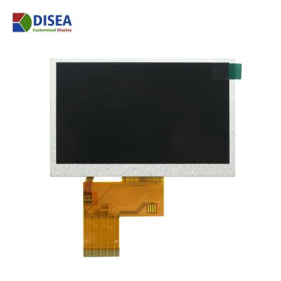 China DISEA OEM 480*272 RGB 40 PIN High Brightness Sunlight 4.3 Inch TFT LCD Display Module 4.3 for sale