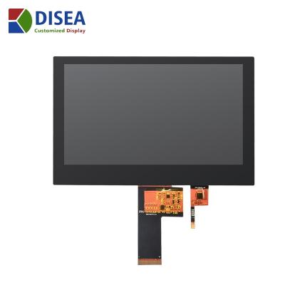 China Original DISEA 1024*600 Full Inch IPS TFT LCD Module 1024*600 Viewing Angle With 7 Capacitive Touch Screen for sale