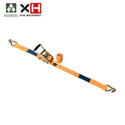 China PE/PP 2 Inch 50mm Ratchet 5T Tie Down, Cargo Lashing Belt, Polyester Webbing for sale