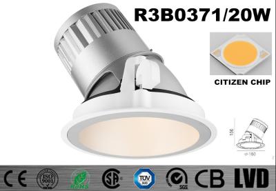 China Ringsum Wand die 20 Watt-LED beleuchtet Waschmaschine 2700K Dimmable vertiefte LED Downlights zu verkaufen