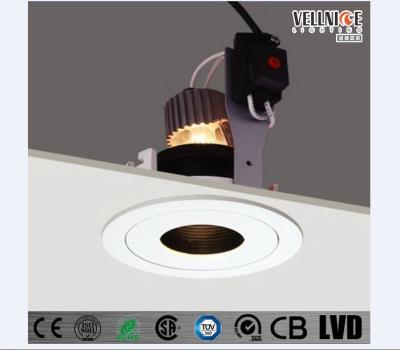 China MR16 Fixed Indoor Recessed LED Downlights Round Aluminum Body CE / ROHS for sale