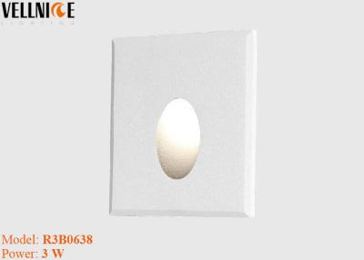 China Recessed Indoor LED Step Light IP20 Aluminum White Decorative 3W Led Wall Step Lighting for sale