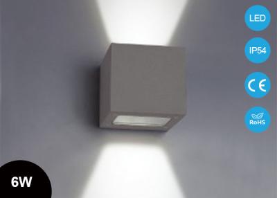 China heißer Verkauf IP54 Würfel 6W tauchen angebrachte LED-Wandleuchten im Freien, quadrieren oben hinunter geführte Wand-Lampe auf zu verkaufen